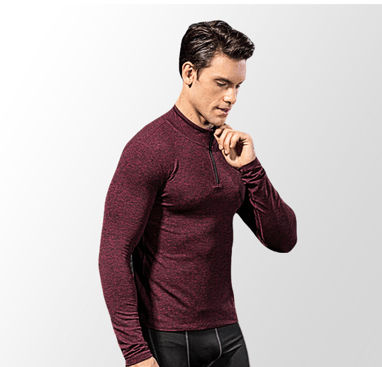 Haut à manches longues et ½ zip Seamless - FITFRENCHIES